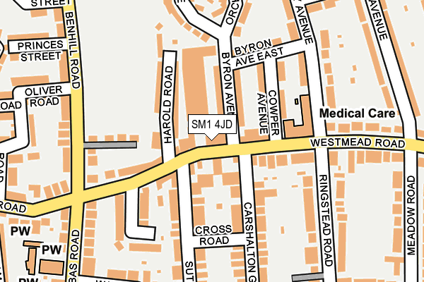 Map of CHOKDEE SIGNATURE LTD at local scale