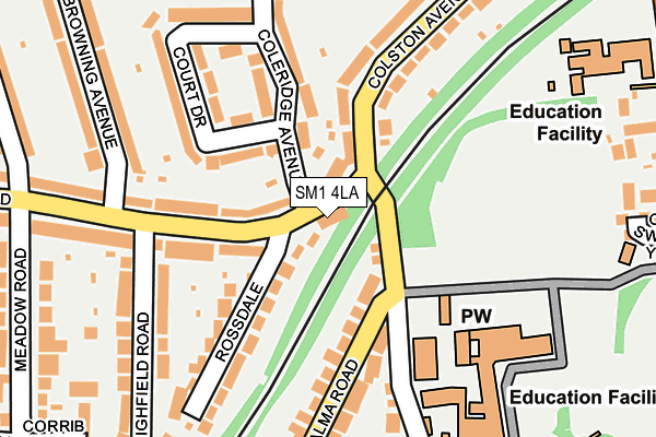 Map of MIDAS PROPERTY PORTAL LTD at local scale