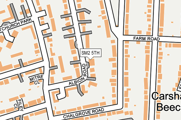 SM2 5TH map - OS OpenMap – Local (Ordnance Survey)