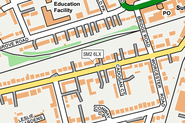 Map of 62 MULGRAVE ROAD MANAGEMENTS LIMITED at local scale