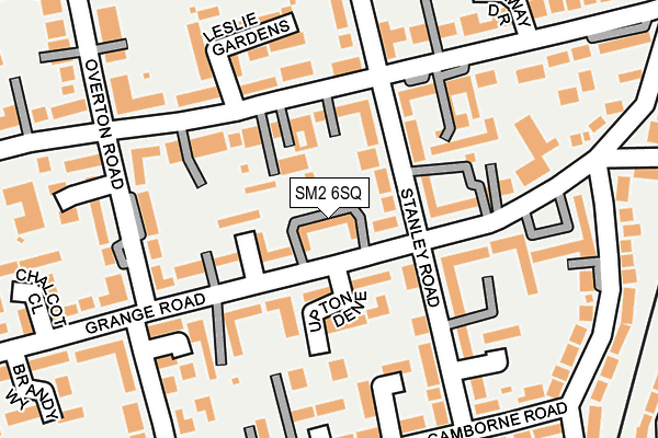 SM2 6SQ map - OS OpenMap – Local (Ordnance Survey)