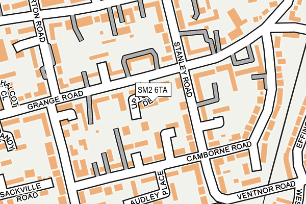 SM2 6TA map - OS OpenMap – Local (Ordnance Survey)