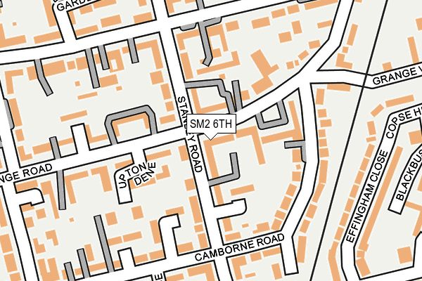 SM2 6TH map - OS OpenMap – Local (Ordnance Survey)