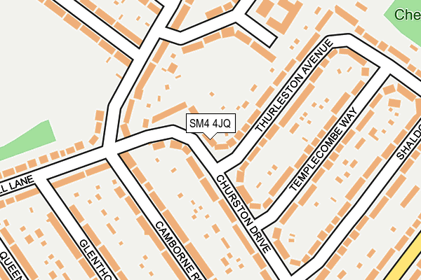 Map of COLLIERS WOOD MANAGEMENT COMPANY LIMITED at local scale