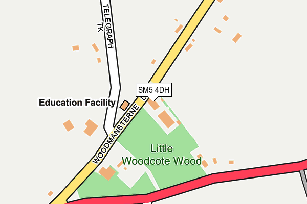 Map of FWS MANUFACTURING LIMITED at local scale