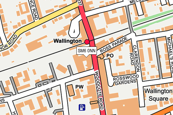 SM6 0NN map - OS OpenMap – Local (Ordnance Survey)