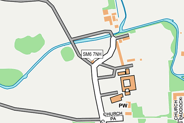 SM6 7NH map - OS OpenMap – Local (Ordnance Survey)