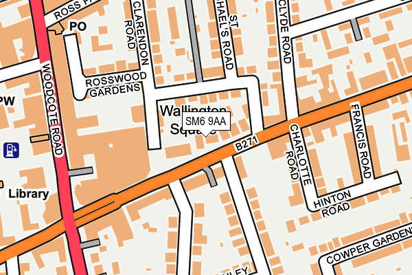 Map of WATSON HOUSING LTD at local scale