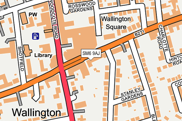 Map of HARROW LODGE (SUTTON) MANAGEMENTS LIMITED at local scale
