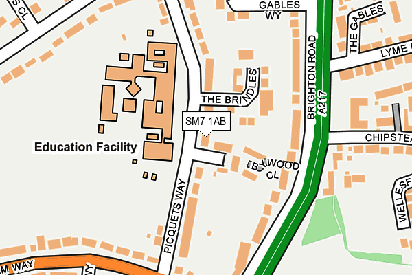 Map of DITTO MANAGEMENT LTD at local scale