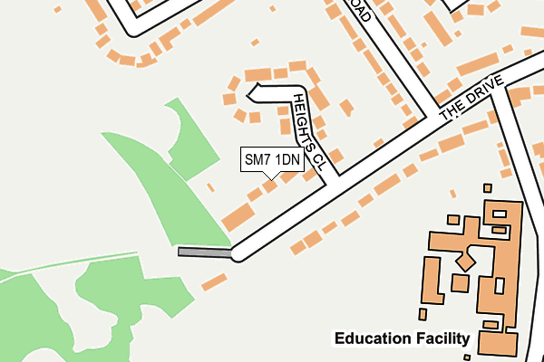 Map of DR. R A HUDDART LTD at local scale