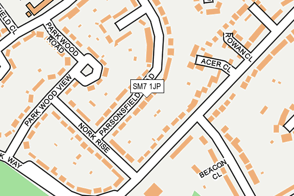 Map of SERAFIN LTD at local scale