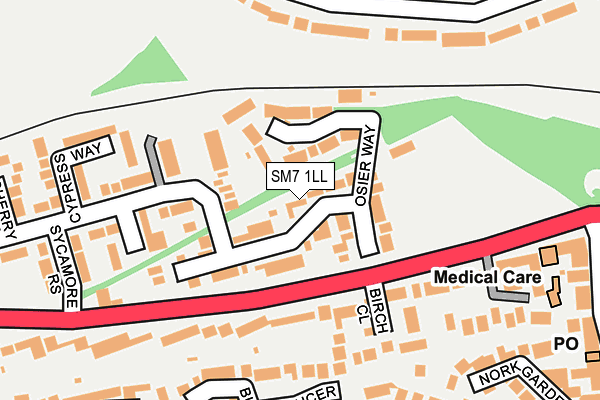 Map of PRIORY BRIDGE LIMITED at local scale