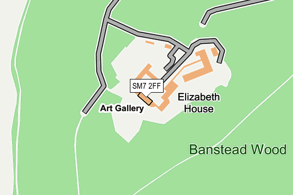 SM7 2FF map - OS OpenMap – Local (Ordnance Survey)