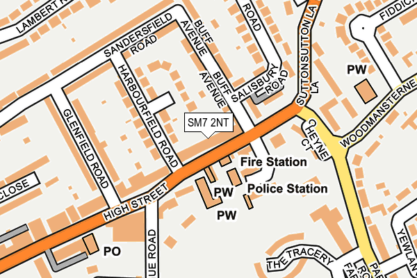 Map of OZER CATERING LTD at local scale