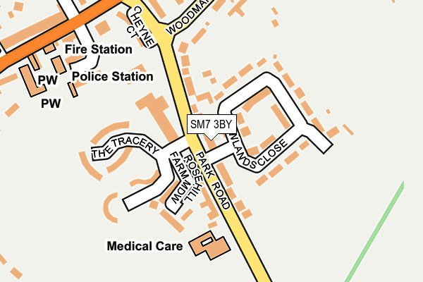 Map of ANDYBYTE LIMITED at local scale