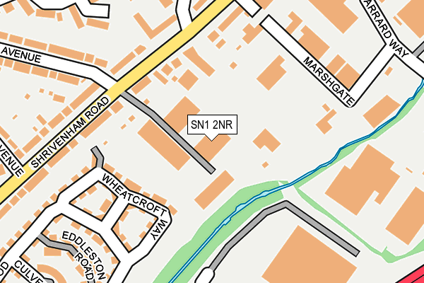SN1 2NR map - OS OpenMap – Local (Ordnance Survey)