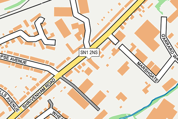 SN1 2NS map - OS OpenMap – Local (Ordnance Survey)