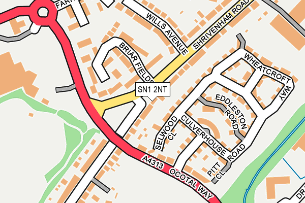 SN1 2NT map - OS OpenMap – Local (Ordnance Survey)