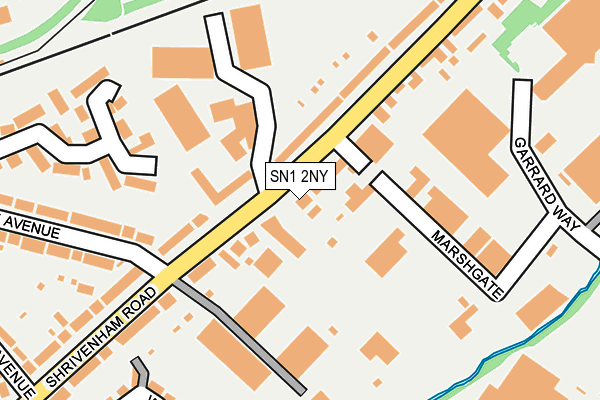 SN1 2NY map - OS OpenMap – Local (Ordnance Survey)