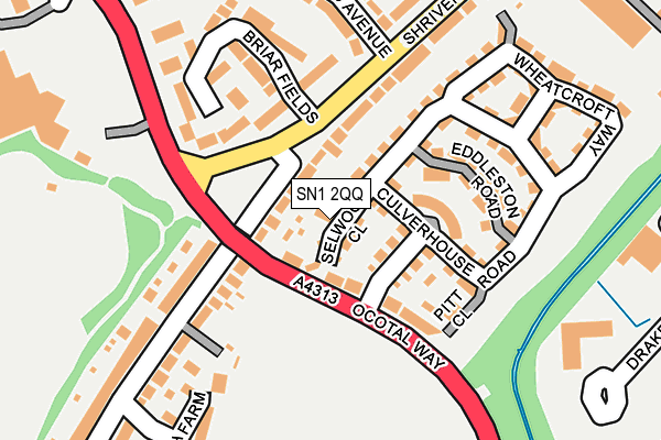 SN1 2QQ map - OS OpenMap – Local (Ordnance Survey)