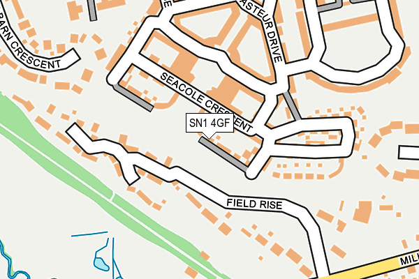 SN1 4GF map - OS OpenMap – Local (Ordnance Survey)