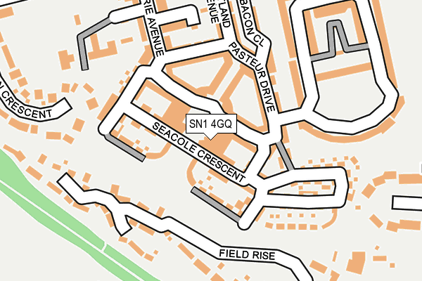 SN1 4GQ map - OS OpenMap – Local (Ordnance Survey)