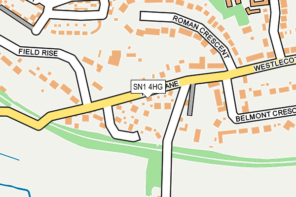 SN1 4HG map - OS OpenMap – Local (Ordnance Survey)