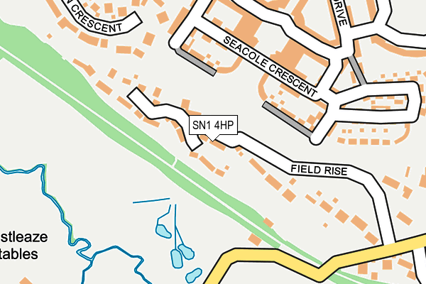 SN1 4HP map - OS OpenMap – Local (Ordnance Survey)