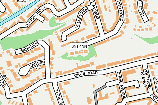 SN1 4NN map - OS OpenMap – Local (Ordnance Survey)