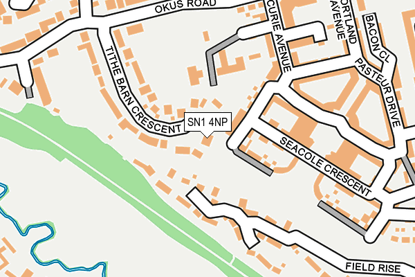 SN1 4NP map - OS OpenMap – Local (Ordnance Survey)