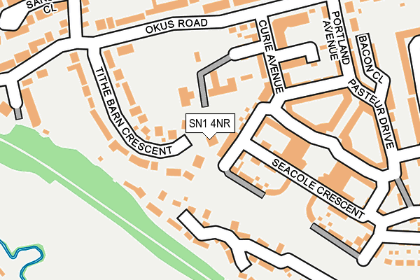 SN1 4NR map - OS OpenMap – Local (Ordnance Survey)