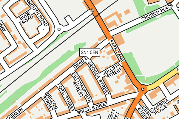 SN1 5EN map - OS OpenMap – Local (Ordnance Survey)