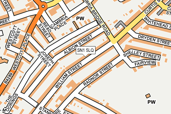 SN1 5LQ map - OS OpenMap – Local (Ordnance Survey)