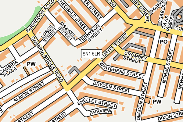 SN1 5LR map - OS OpenMap – Local (Ordnance Survey)