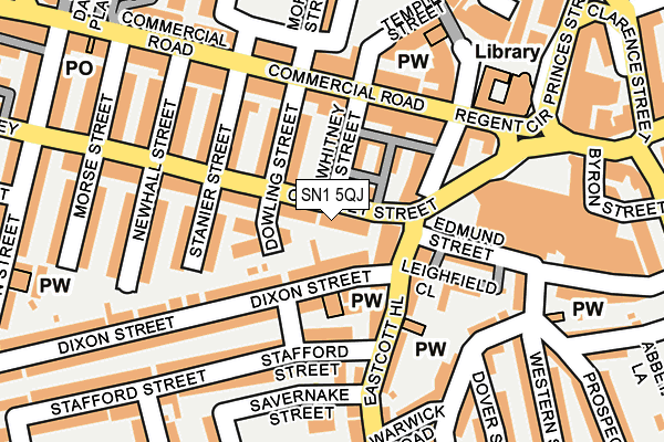 SN1 5QJ map - OS OpenMap – Local (Ordnance Survey)