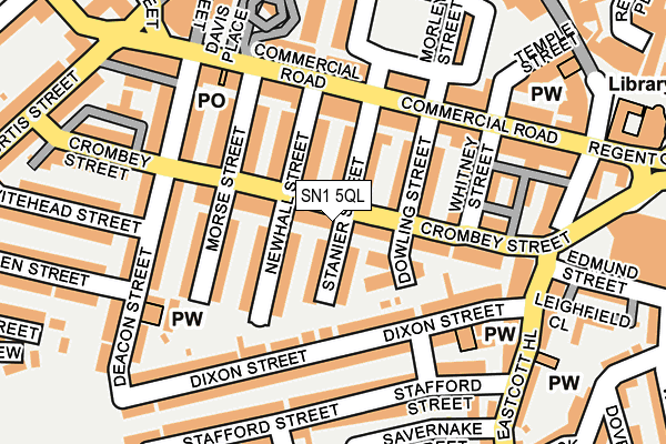 SN1 5QL map - OS OpenMap – Local (Ordnance Survey)