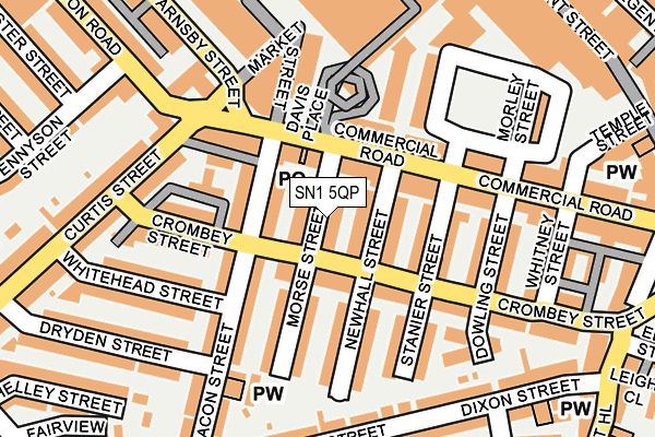 SN1 5QP map - OS OpenMap – Local (Ordnance Survey)