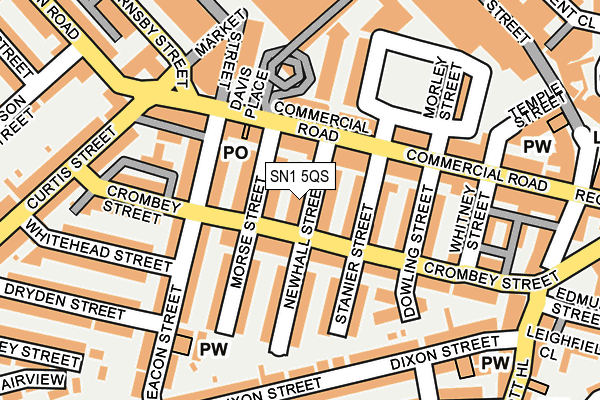 SN1 5QS map - OS OpenMap – Local (Ordnance Survey)