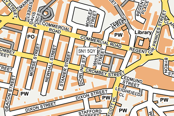 SN1 5QY map - OS OpenMap – Local (Ordnance Survey)