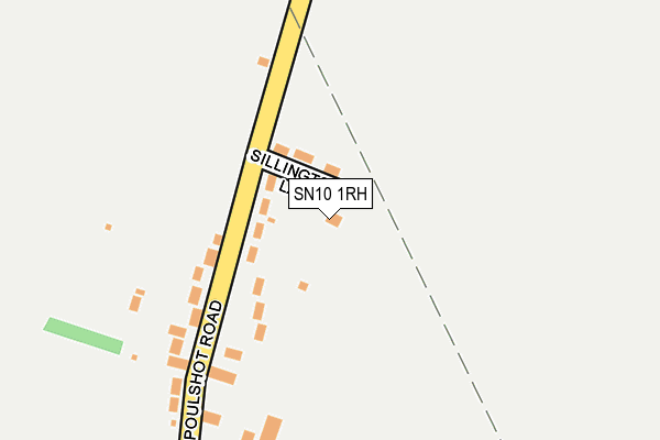 SN10 1RH map - OS OpenMap – Local (Ordnance Survey)
