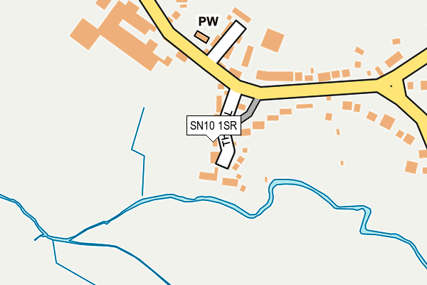 SN10 1SR map - OS OpenMap – Local (Ordnance Survey)