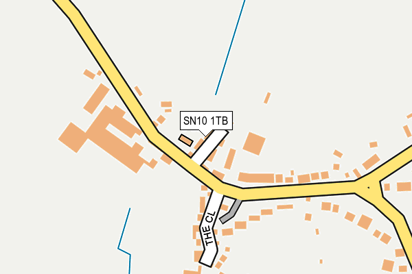 SN10 1TB map - OS OpenMap – Local (Ordnance Survey)