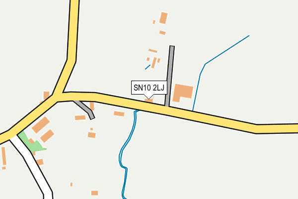 SN10 2LJ map - OS OpenMap – Local (Ordnance Survey)