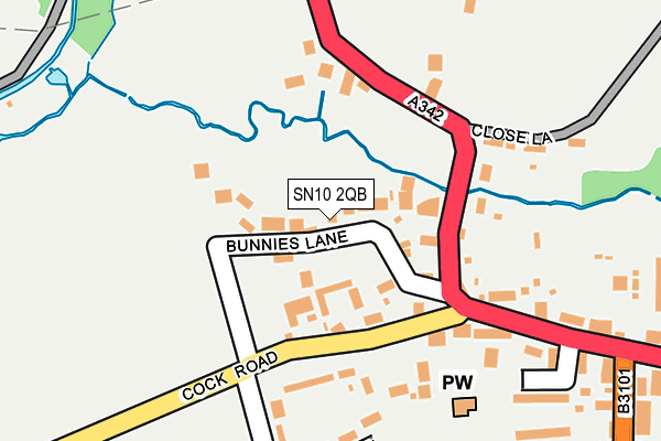 Map of R HUNT LIMITED at local scale
