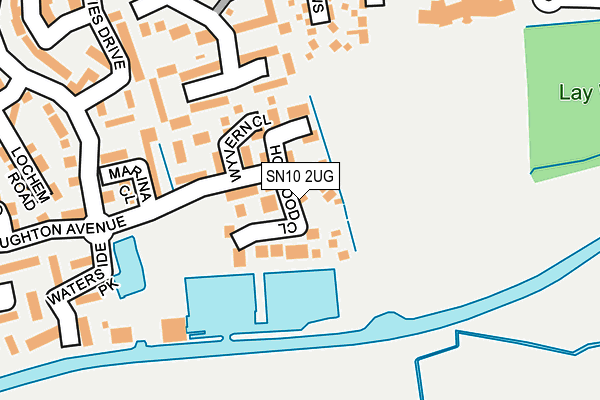 SN10 2UG map - OS OpenMap – Local (Ordnance Survey)
