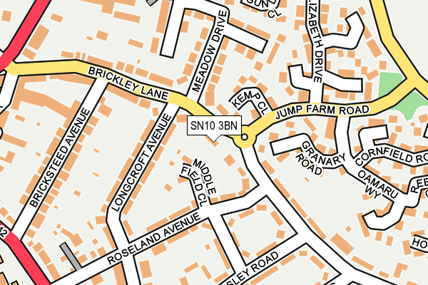 SN10 3BN map - OS OpenMap – Local (Ordnance Survey)