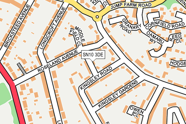 SN10 3DE map - OS OpenMap – Local (Ordnance Survey)