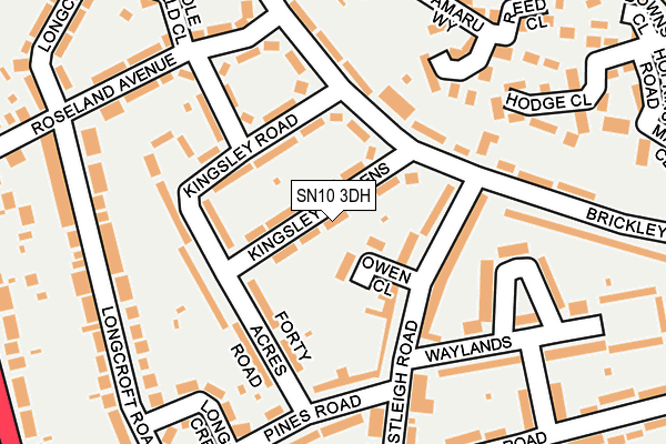 SN10 3DH map - OS OpenMap – Local (Ordnance Survey)