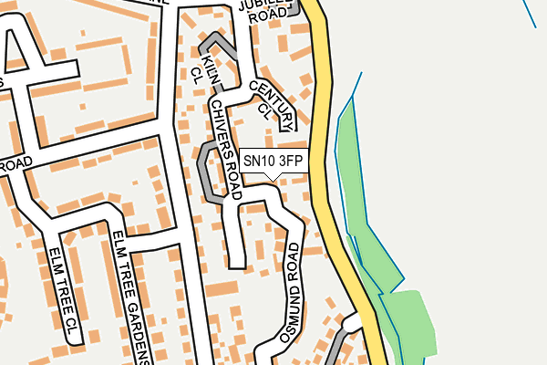 SN10 3FP map - OS OpenMap – Local (Ordnance Survey)